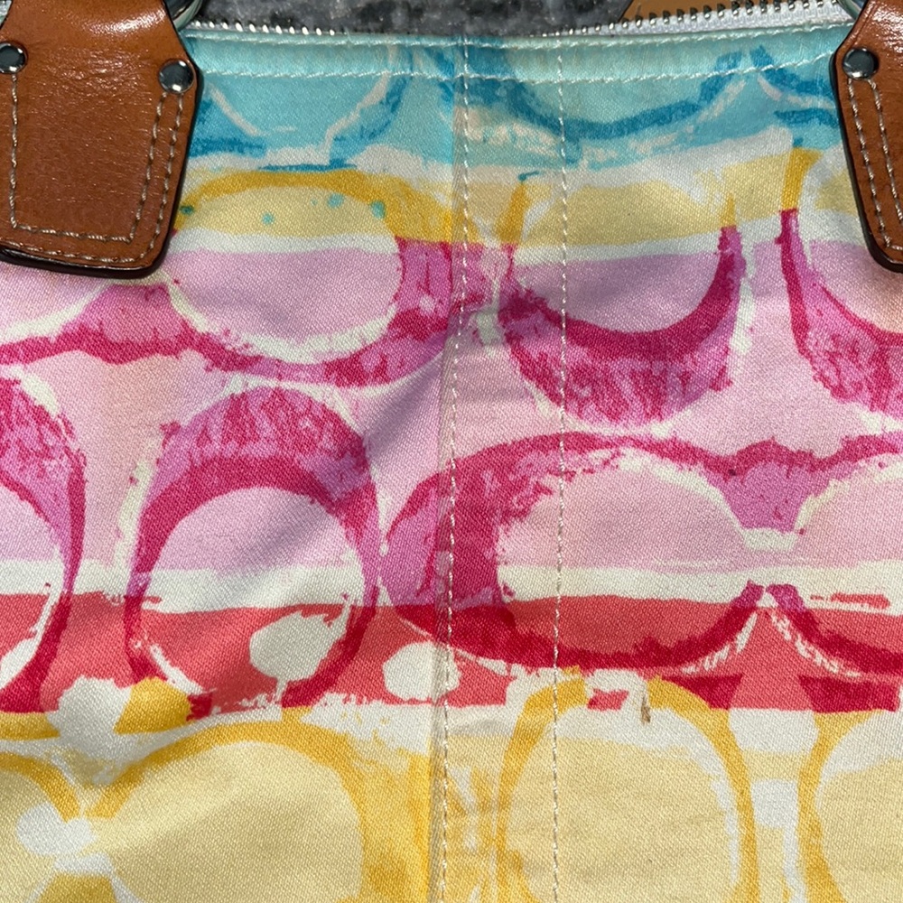 Coach bag - Used - summer colors! - Picture 5 of 5